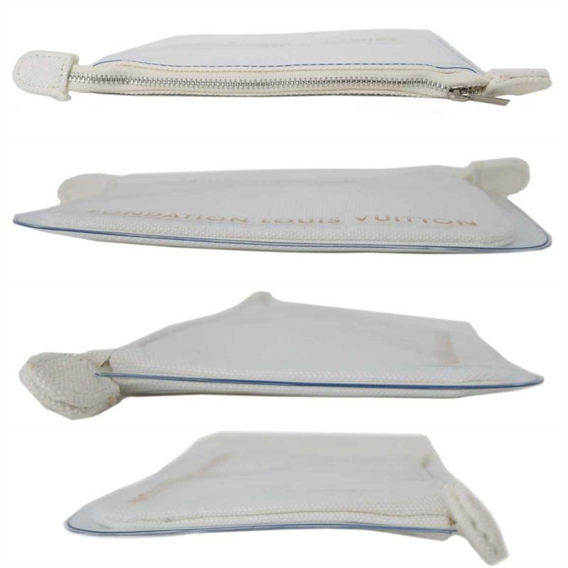 Louis Vuitton Foundation Museum Limited Edition Pouch White - Logoexplore - Image 4