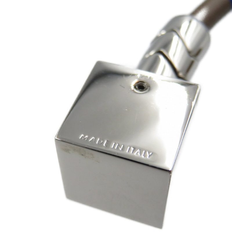 LOUIS VUITTON Cottage MP1685 Leather Metal Gray Blue White Charm Keychain - Logoexplore - Image 6