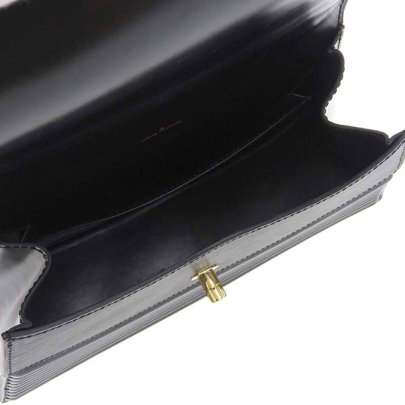 Louis Vuitton Epi Tilsit Vintage Handbag Noir Black M52482 - Logoexplore - Image 3