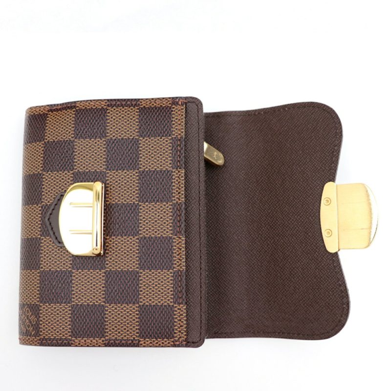 Louis Vuitton Damier Women's Damier Canvas Wallet (tri-fold) Brown - Logoexplore - Image 7