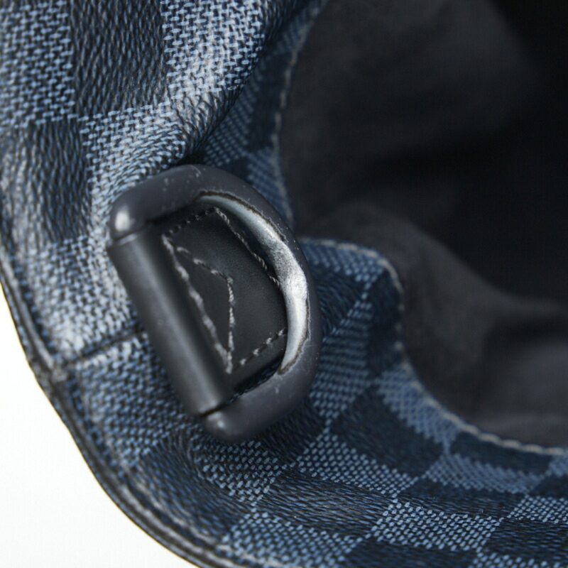 LOUIS VUITTON Damier Cobalt Tote NS Handbag Shoulder Bag N51100 Navy PVC Leather Women's - Logoexplore - Image 7