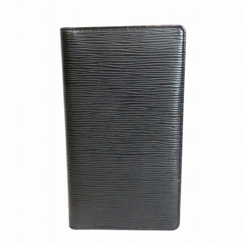 LOUIS VUITTON Epi Portoschekier Cult Credit M63732 Long Wallet Bifold Men's - Logoexplore
