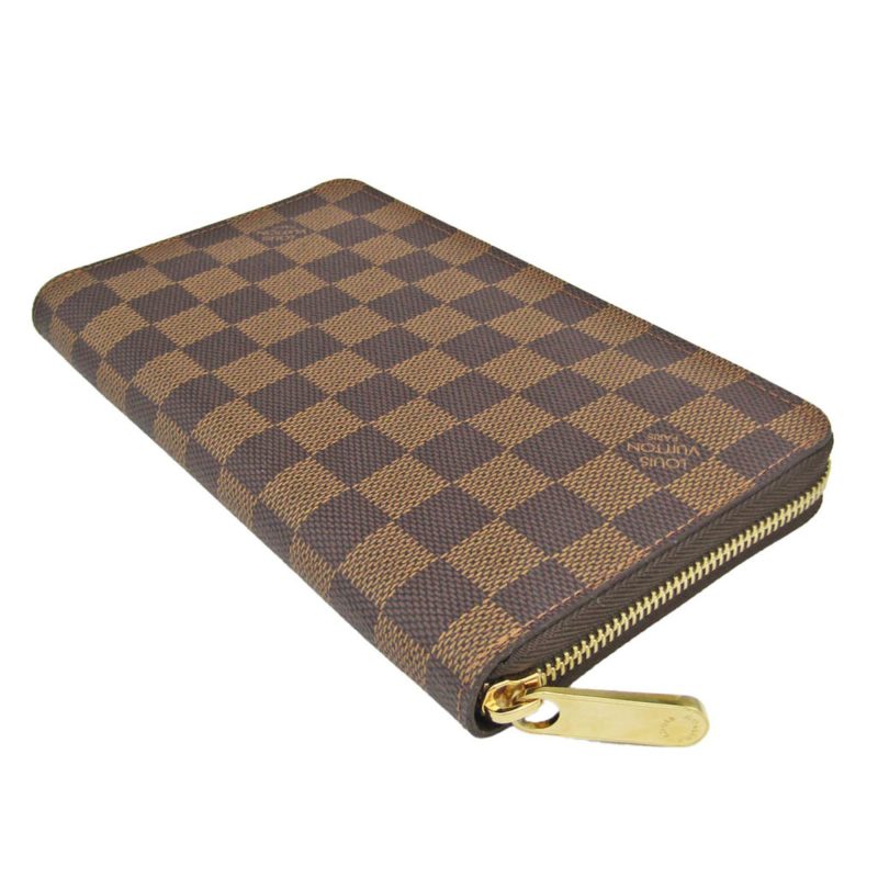 LOUIS VUITTON Damier Zippy Organizer N60003 Men,Women Damier Canvas Long Wallet [bi-fold] Ebene - Logoexplore - Image 2