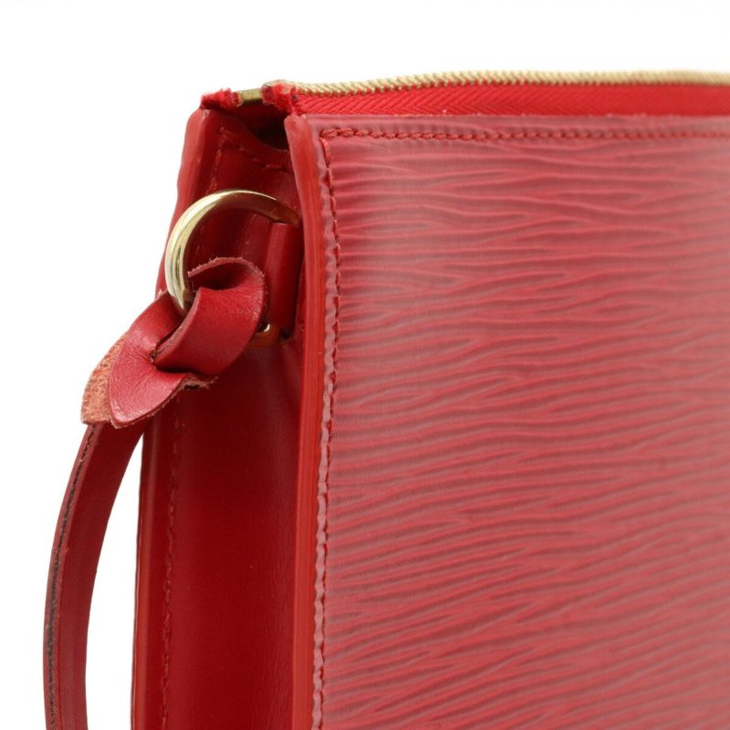 LOUIS VUITTON Epi Pochette Accessoire Handbag Leather Red Castilian M52947 - Logoexplore - Image 8