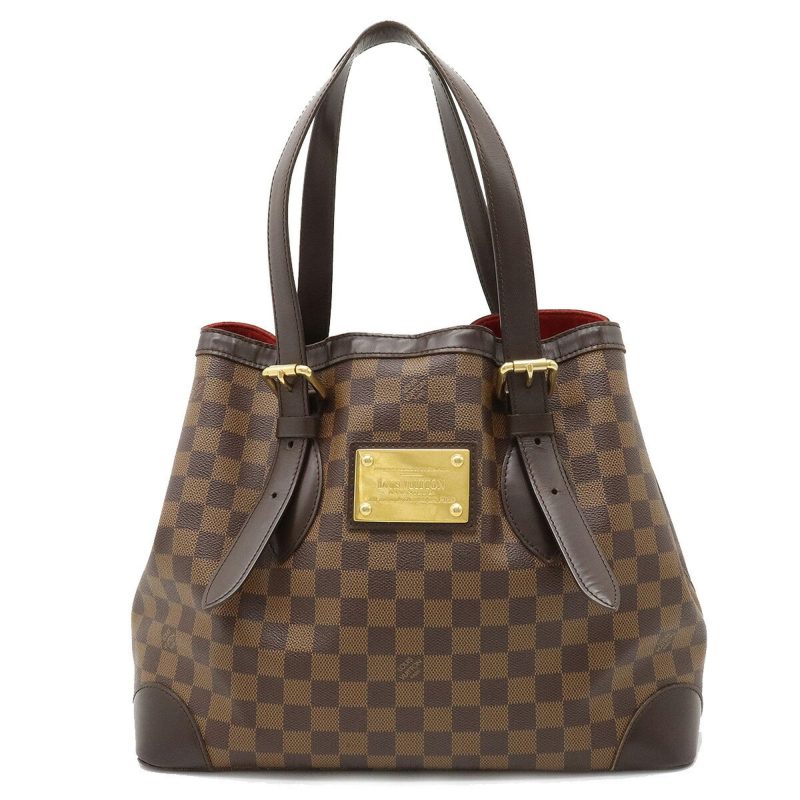 LOUIS VUITTON Damier Hampstead MM Tote Bag Shoulder N51204 - Logoexplore