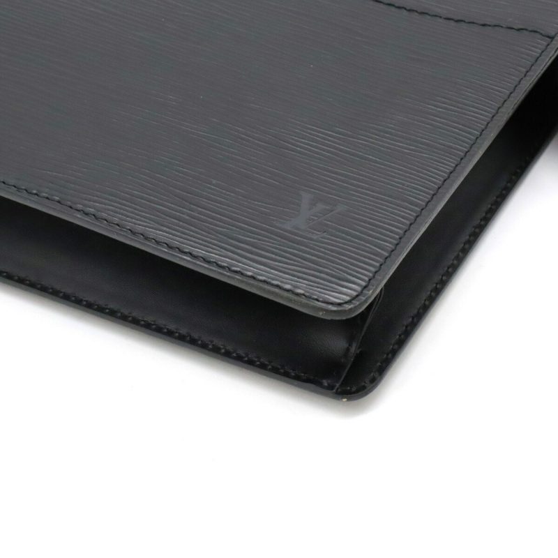LOUIS VUITTON Epi Pochette Homme Second Bag Clutch Noir Black M52522 - Logoexplore - Image 3