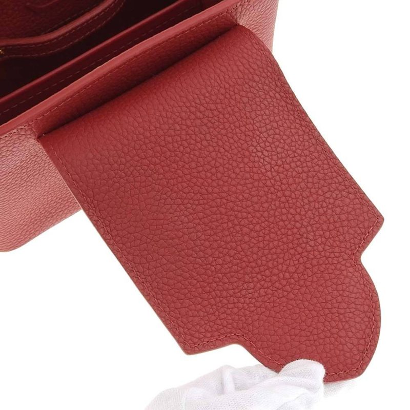 LOUIS VUITTON Capucine Mini Bag Taurillon Leather Scarlet M56845 - Logoexplore - Image 7