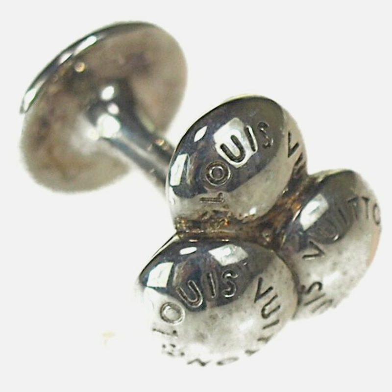 LOUIS VUITTON Bouton de Manchette Motif Bouquet Crew M30566  Silver Cufflinks LV - Logoexplore - Image 4