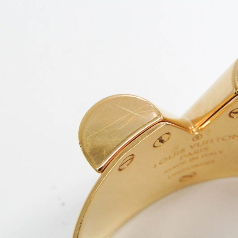Louis Vuitton Essential V Metal Bangle Gold - Logoexplore - Image 6