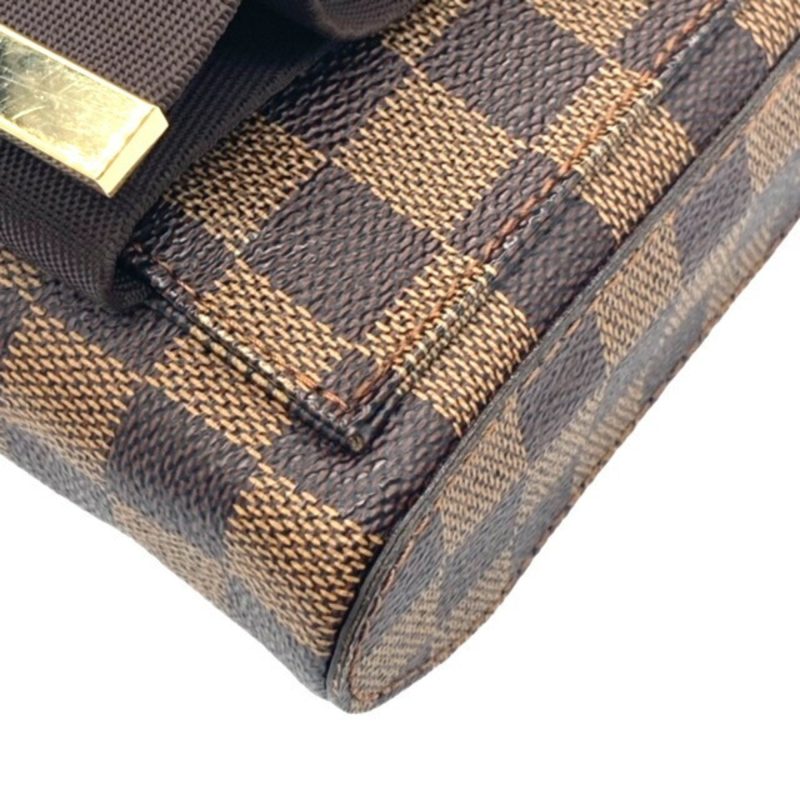 LOUIS VUITTON Damier Jeronimos N51994 Brown Waist Pouch Body Bag Men Women - Logoexplore - Image 8