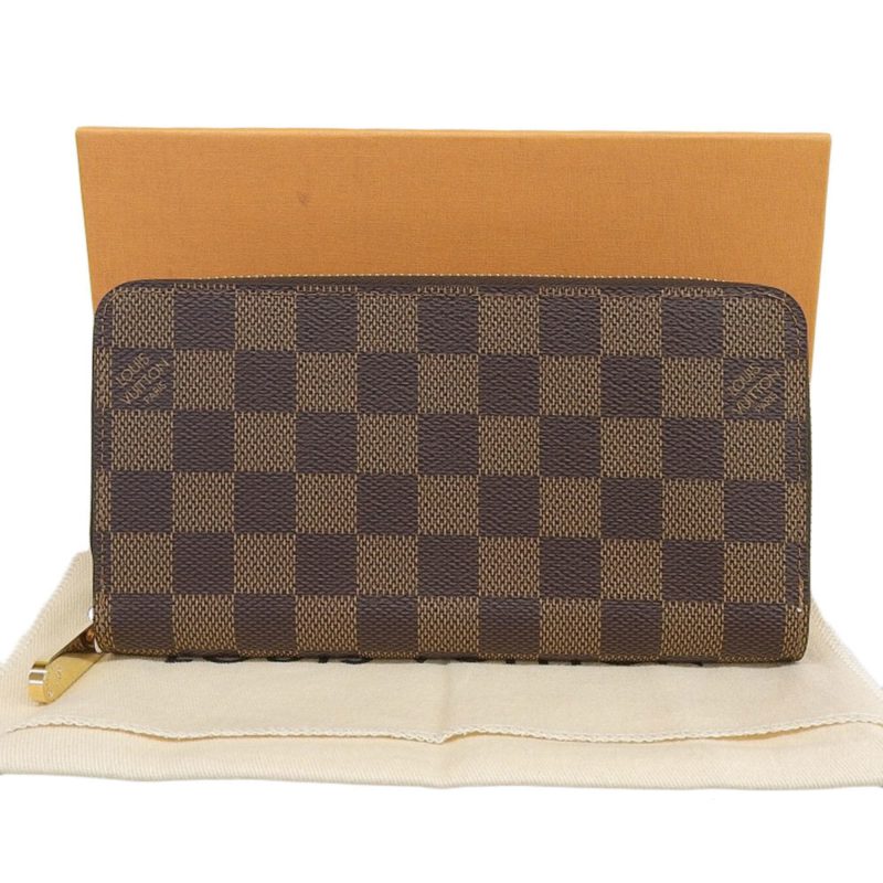 Louis Vuitton Damier Zippy Wallet Round Zipper Long Pink N60046 - Logoexplore