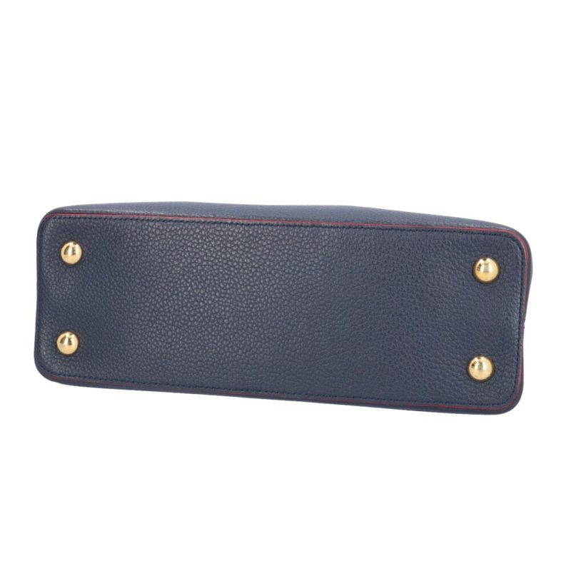 LOUIS VUITTON Capucines MM Shoulder Bag Leather M42253 Navy Ladies - Logoexplore - Image 5