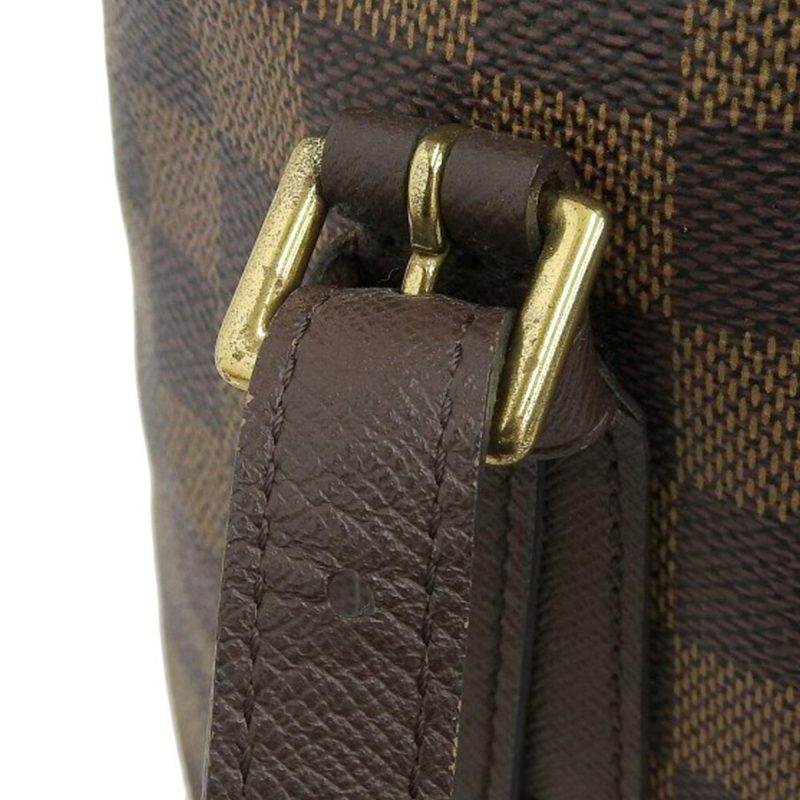 LOUIS VUITTON Damier Male Tote Bag Bucket Handbag Ebene N42240 - Logoexplore - Image 7