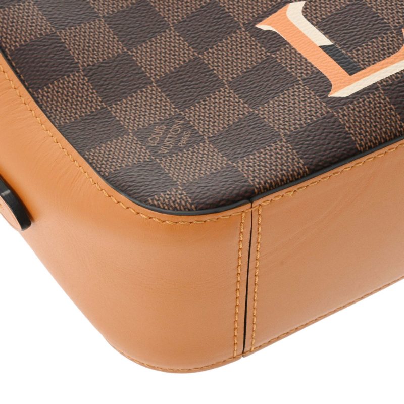 LOUIS VUITTON Damier Santa Monica Saffron N40178 Women's Canvas Shoulder Bag - Logoexplore - Image 6