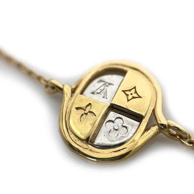 LOUIS VUITTON Bracelet Brasserie Lady Lucky Gold Red Silver M64761 Monogram GP LE0137 - Logoexplore - Image 6