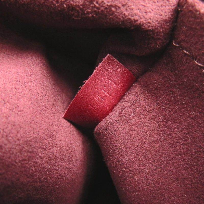 LOUIS VUITTON Flower zip tote MM Brown Red Bordeaux Monogram PVC coated canvas leather M44348 - Logoexplore - Image 8