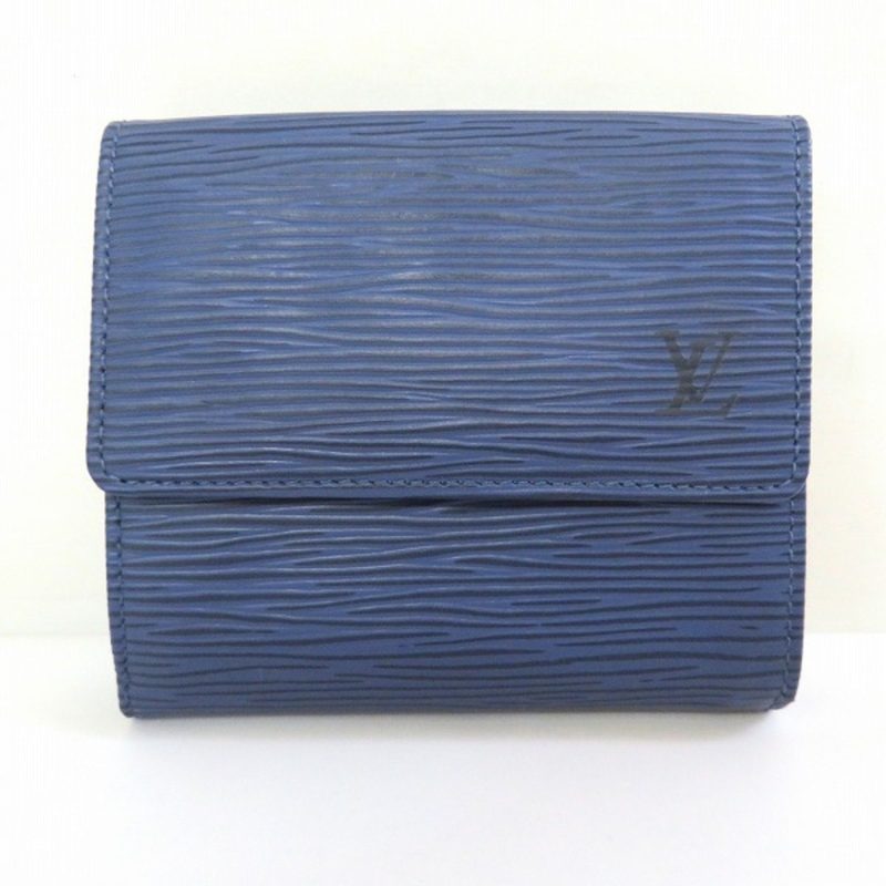 LOUIS VUITTON Epi Porte Monevier Cult Credit M63485 3-fold Wallet Women's - Logoexplore