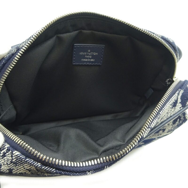 LOUIS VUITTON Bum Bag Outdoor 2021 SS Women's Body M57281 Monogram Tapestry Navy - Logoexplore - Image 6