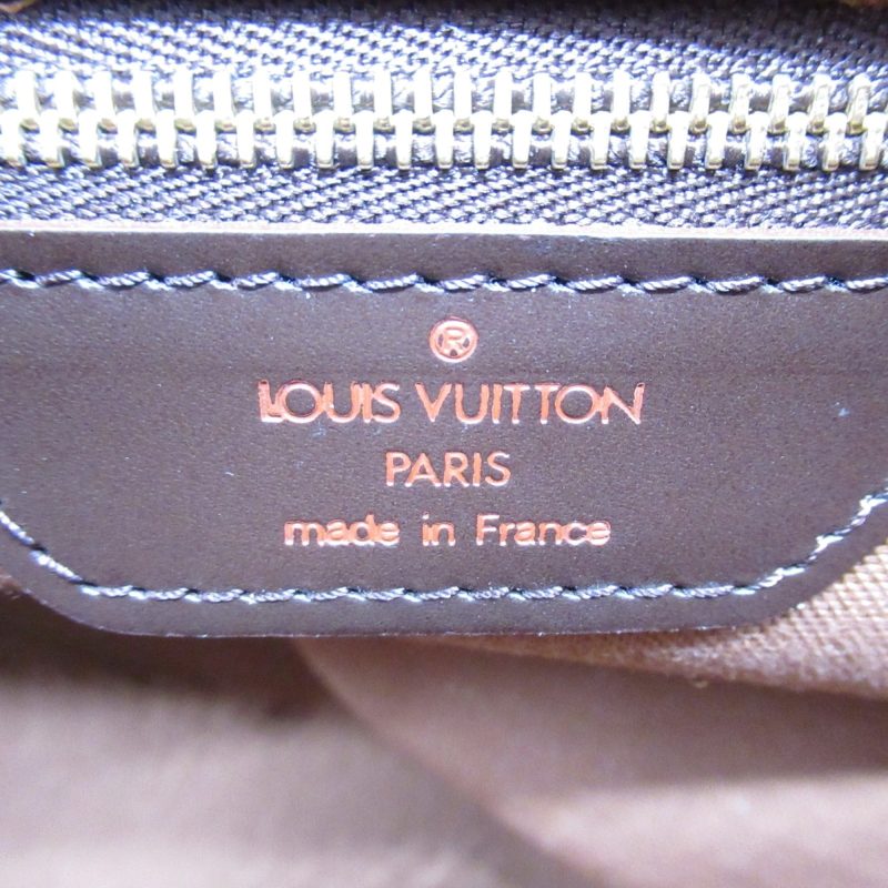 LOUIS VUITTON Chelsea Tote Bag Brown Ebene Damier PVC coated canvas N51119 - Logoexplore - Image 6