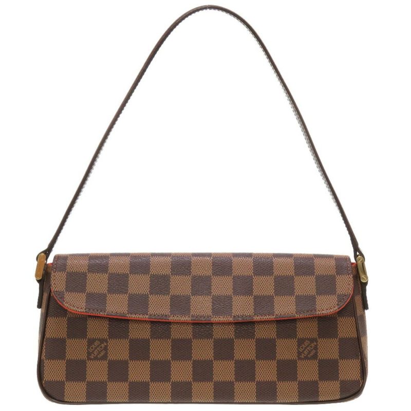 LOUIS VUITTON Damier Recoleta Ebene N51299 Handbag One Shoulder Bag - Logoexplore