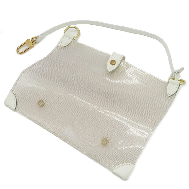 LOUIS VUITTON Epiplage Lagoon Bay Tote Bag Vinyl Leather Coconut Clear Gold M92151 - Logoexplore - Image 9