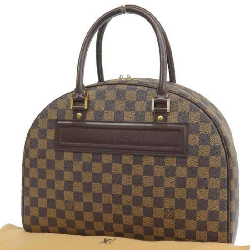 LOUIS VUITTON Damier Nolita Handbag N41455 Brown Women's - Logoexplore - Image 2