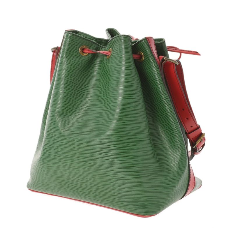 LOUIS VUITTON Epi Petit Noe Bicolor Green / Red M44147 Women's Leather Shoulder Bag - Logoexplore - Image 2