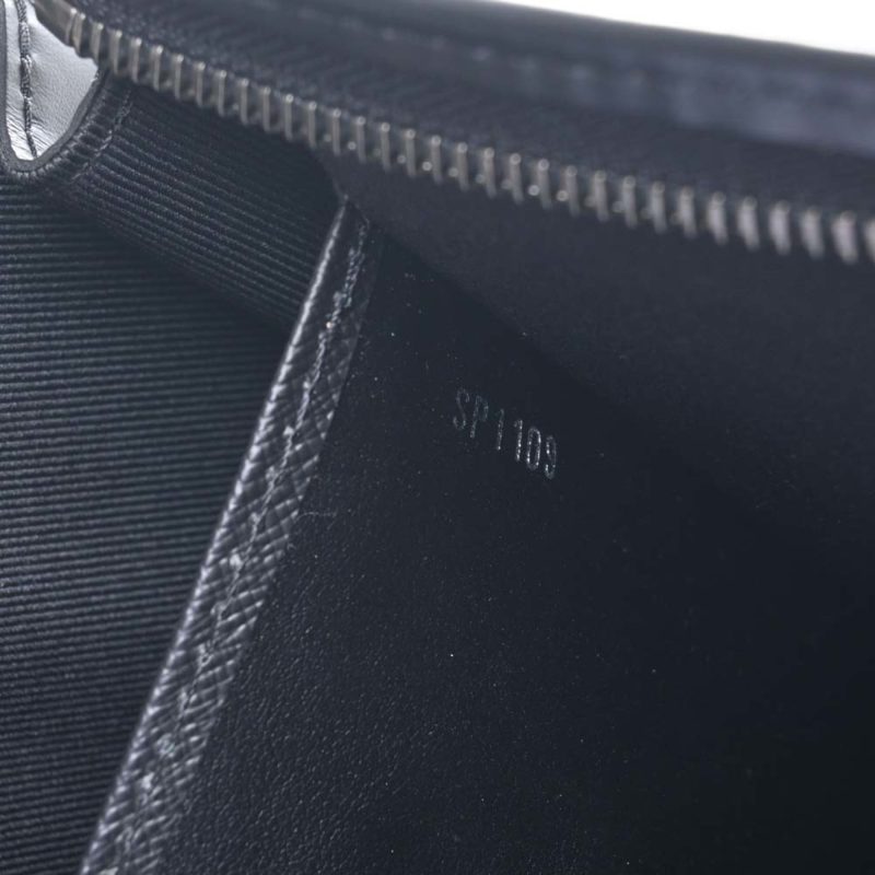 LOUIS VUITTON Eclipse Pochette Voyage MM Clutch Bag Pouch M61692 Black Men's - Logoexplore - Image 7