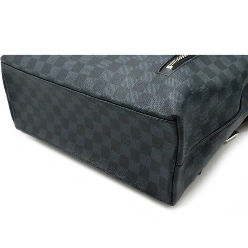 Louis Vuitton Damier Cobalt Newport Backpack Rucksack Daypack PVC N41586 - Logoexplore - Image 3
