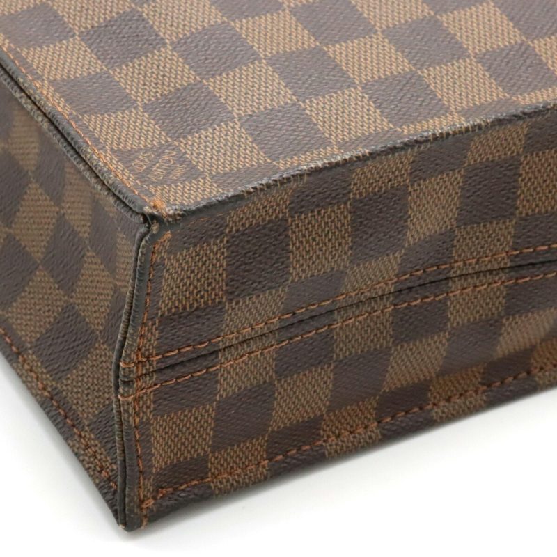 LOUIS VUITTON Damier Sac Pla Tote Bag Handbag Square Type N51140 - Logoexplore - Image 3