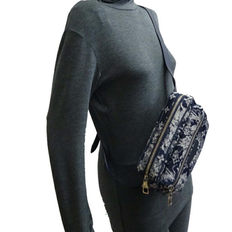 LOUIS VUITTON Bum Bag Outdoor 2021 SS Women's Body M57281 Monogram Tapestry Navy - Logoexplore - Image 8