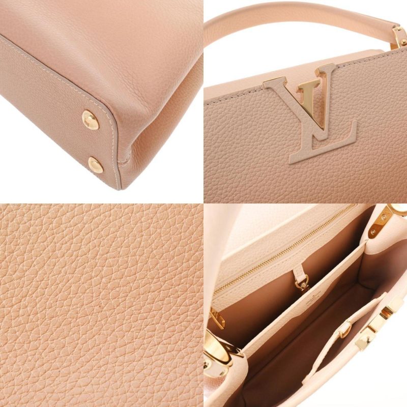 LOUIS VUITTON Capucines PM Beige Gradient M53250 Women's Taurillon Leather Handbag - Logoexplore - Image 10