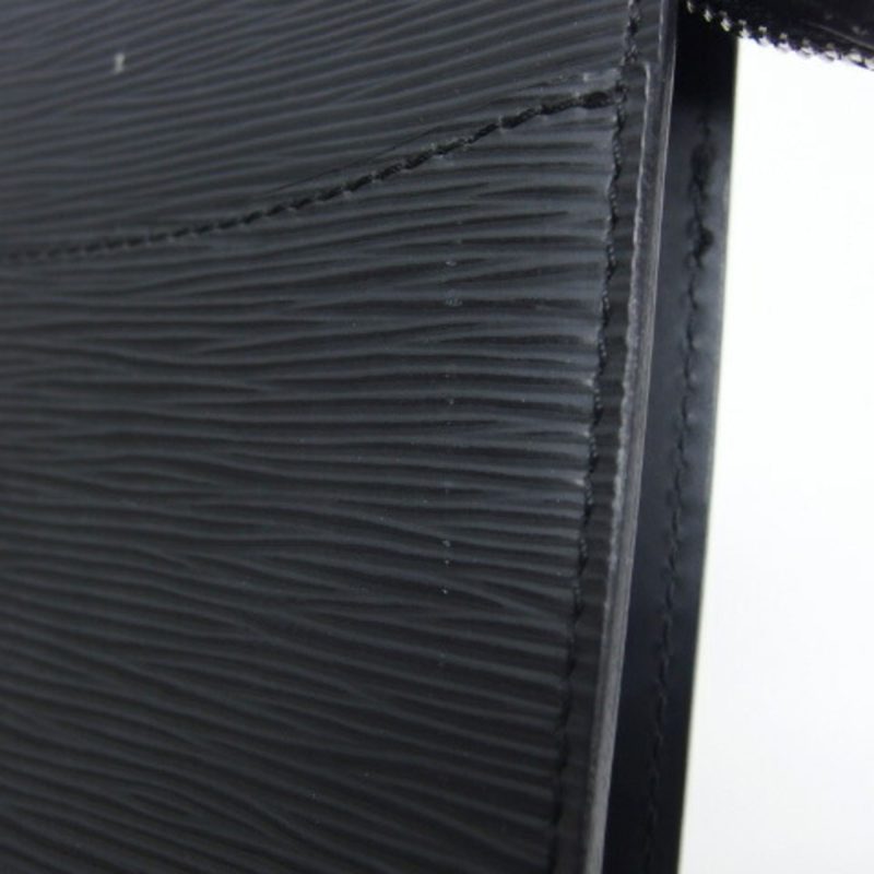 LOUIS VUITTON Epi Pochette Homme Clutch Bag Black M52522 - Logoexplore - Image 6