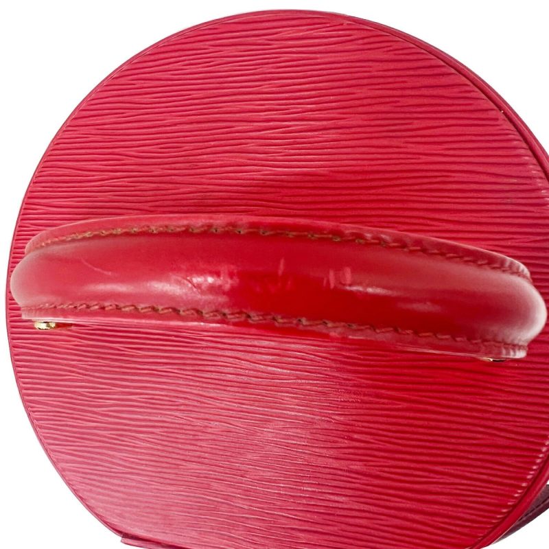 LOUIS VUITTON Cannes Vanity Bag Handbag Epi Leather M48037 AS0936 Red Ladies - Logoexplore - Image 4