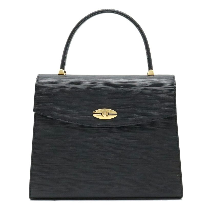 LOUIS VUITTON Epi Malsherbe Handbag Leather Noir Black M52372 - Logoexplore