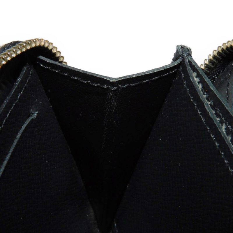 LOUIS VUITTON Coin Case Zippy Purse Logo Black New Round Zipper Damier Graphite N63076 Men's Wallet - Logoexplore - Image 10