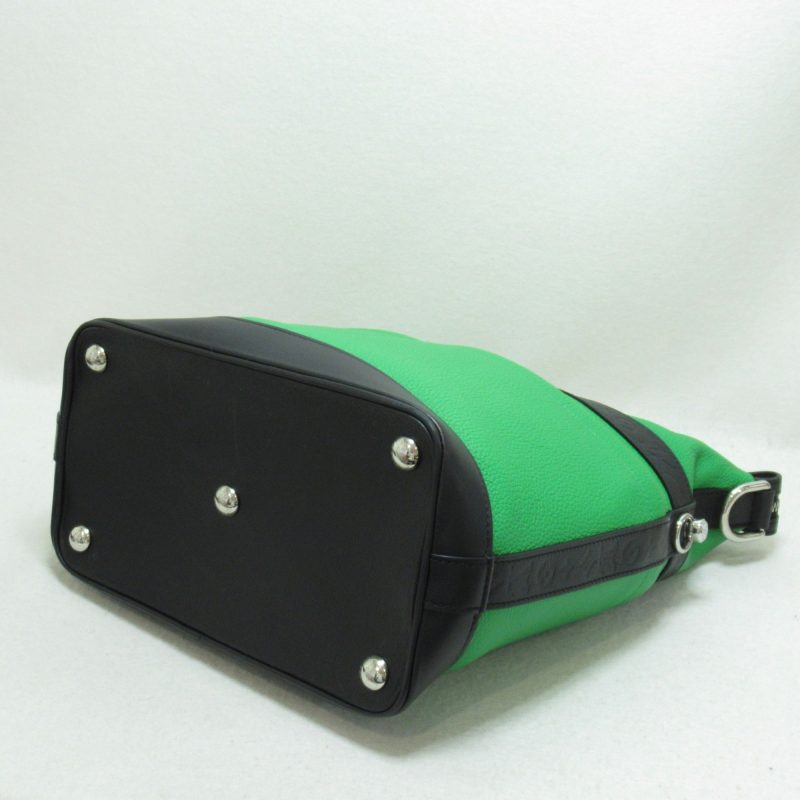 LOUIS VUITTON Cruiser GM Shoulder Bag Green Black Black Calfskin Calfskin - Logoexplore - Image 5