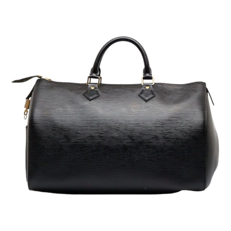 LOUIS VUITTON Epi Speedy 35 Handbag Boston Bag M42992 Noir Black Leather Ladies - Logoexplore - Image 3