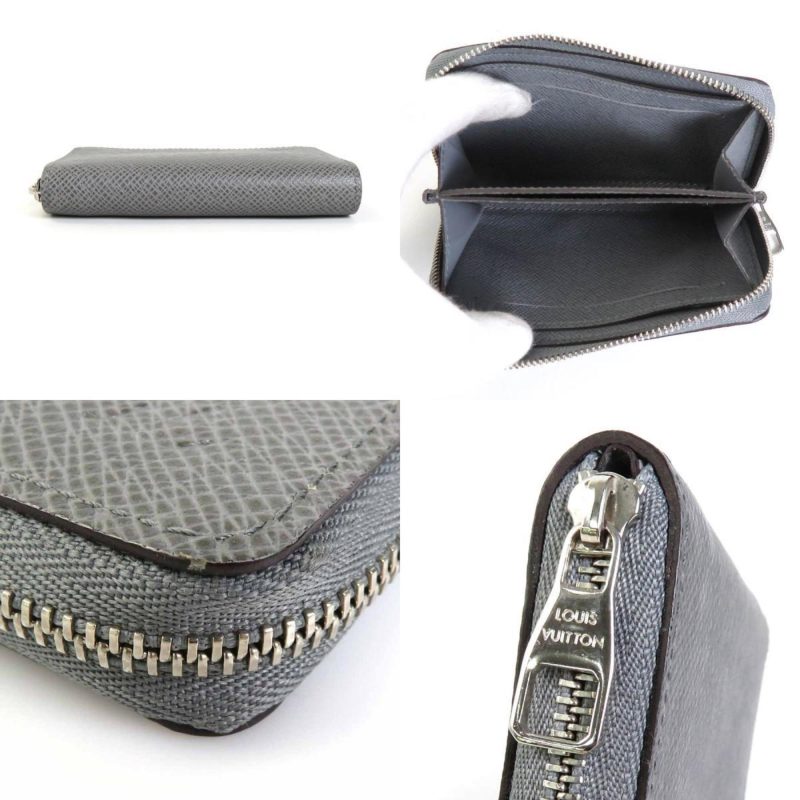 LOUIS VUITTON Coin Case Taiga Zippy Purse Glacier Men's M32617 - Logoexplore - Image 4