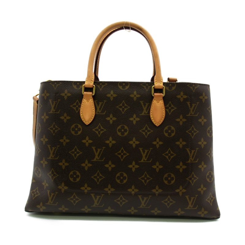 LOUIS VUITTON Flower tote Tote Bag Brown PVC coated canvas M43551 - Logoexplore - Image 2