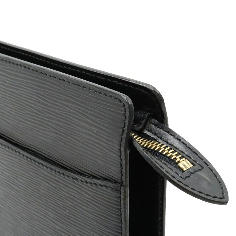 LOUIS VUITTON Epi Pochette Homme Second Bag Clutch Noir Black M52522 - Logoexplore - Image 7