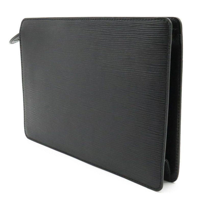 LOUIS VUITTON Epi Pochette Homme Second Bag Clutch Noir Black M52522 - Logoexplore - Image 2