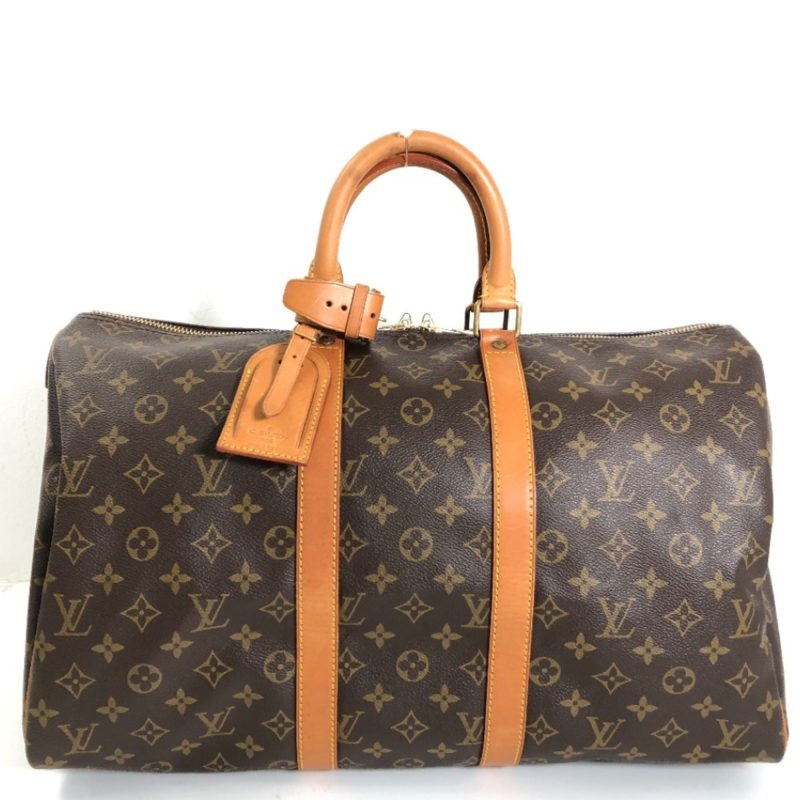 LOUIS VUITTON Boston Bag Keepall 45 M41428 Monogram Canvas Brown Women's - Logoexplore - Image 2