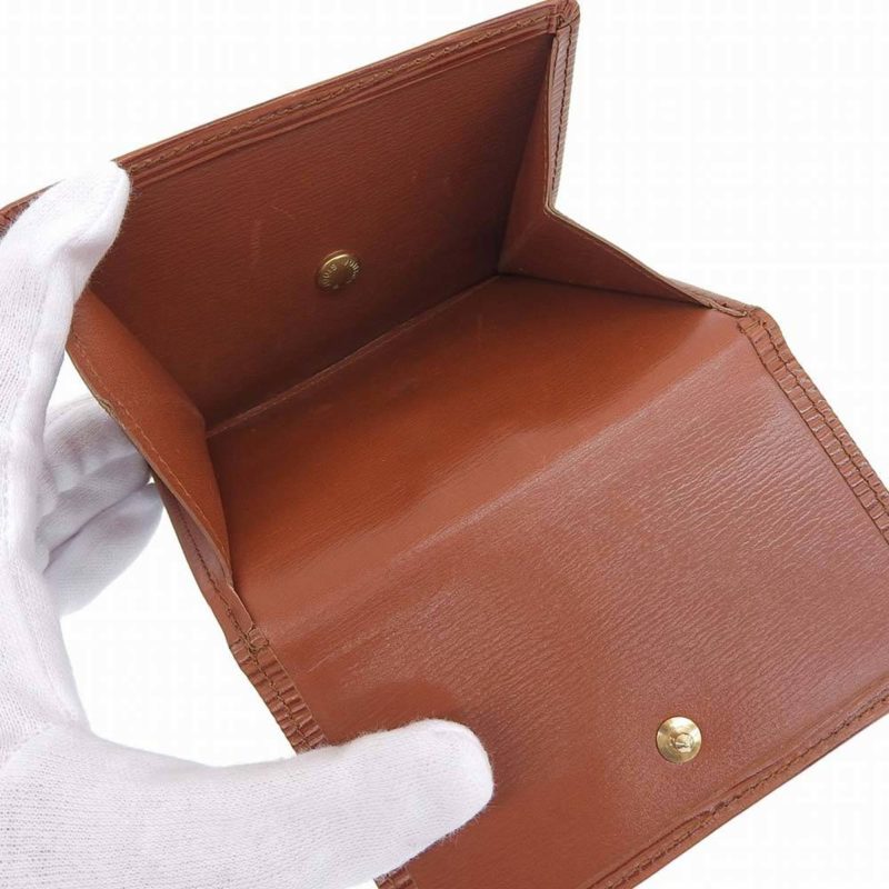 Louis Vuitton Epi Portomone Bie Cult Credit Double Hook Fold Wallet Brown M63483 - Logoexplore - Image 5