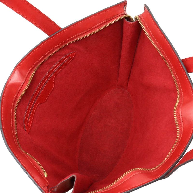 LOUIS VUITTON Epi Saint-Jacques Tote Bag Handbag Leather Castilian Red M52277 - Logoexplore - Image 5