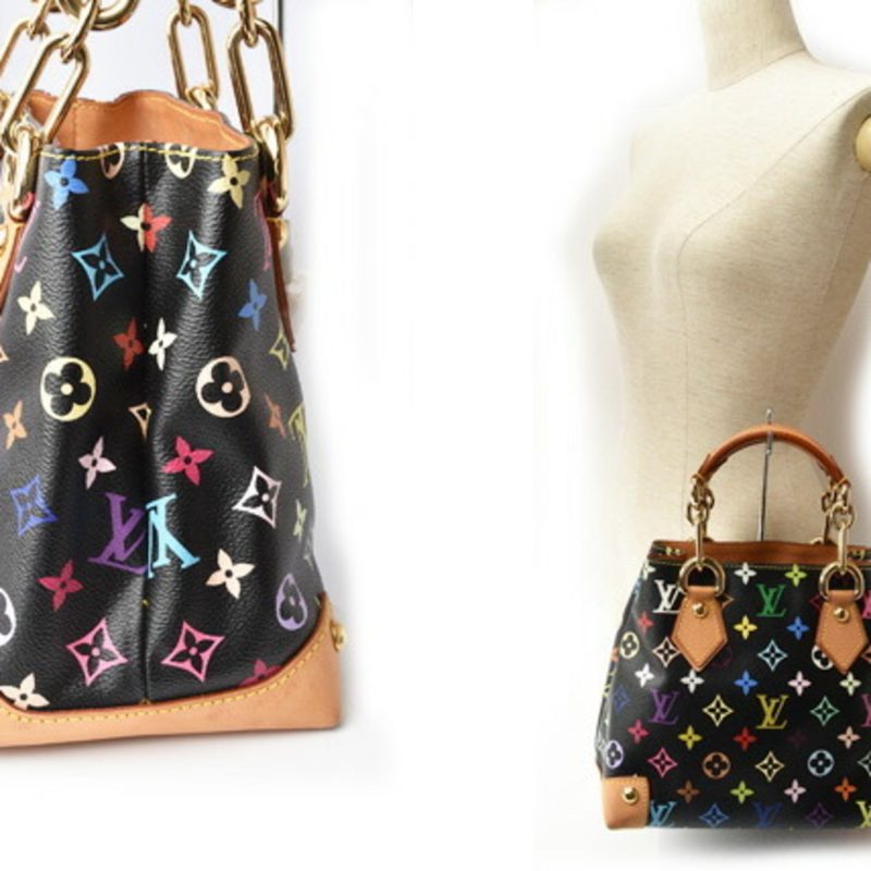 Louis Vuitton Handbag LOUIS VUITTON Audra Monogram Multicolor Noir / Black M40048 - Logoexplore - Image 2