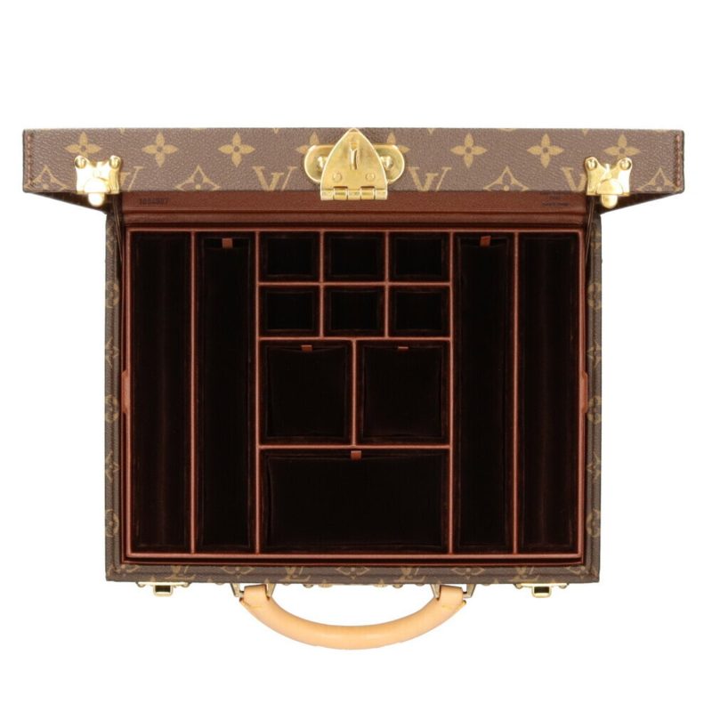 Louis Vuitton Bowat Bijoux Case Monogram Trunk Canvas Unisex - Logoexplore - Image 7