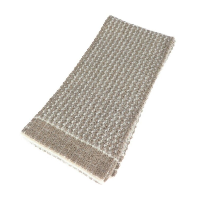 LOUIS VUITTON Echarpe cel muffler wool mohair beige - Logoexplore