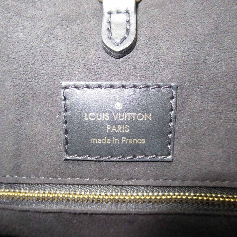 LOUIS VUITTON Fold Tote MM 2wayShoulder Bag Brown Monogram leather M45409 - Logoexplore - Image 6