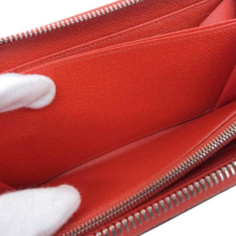 LOUIS VUITTON Epi Zippy Round Long Wallet Coquelicot Red M61859 - Logoexplore - Image 9